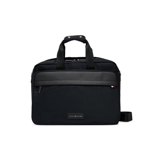 Tommy Hilfiger Torba na laptopa Th Nylon Workbag AM0AM13619 Czarny ze sklepu MODIVO w kategorii Torby na laptopa - zdjęcie 184866901