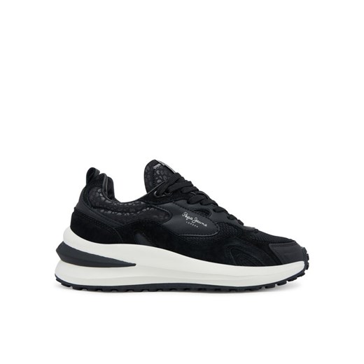 Pepe Jeans Sneakersy Winslow One PLS600012 Czarny ze sklepu MODIVO w kategorii Buty sportowe damskie - zdjęcie 184866973