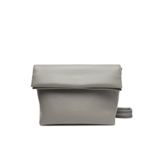 Tommy Hilfiger Torebka Th Logotape Med Crossover AW0AW17692 Szary ze sklepu MODIVO w kategorii Listonoszki - zdjęcie 184866994