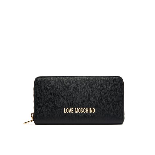 LOVE MOSCHINO Duży Portfel Damski JC5700PP1NLD0000 Czarny ze sklepu MODIVO w kategorii Portfele damskie - zdjęcie 184867011