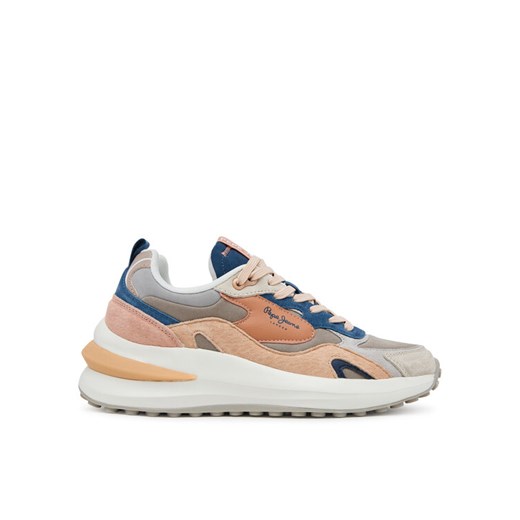 Pepe Jeans Sneakersy Winslow Serie PLS600013 Brązowy ze sklepu MODIVO w kategorii Buty sportowe damskie - zdjęcie 184869542