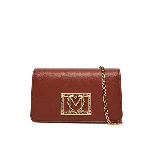 LOVE MOSCHINO Torebka JC5602PP1NLI0312 Brązowy ze sklepu MODIVO w kategorii Kopertówki - zdjęcie 184869552