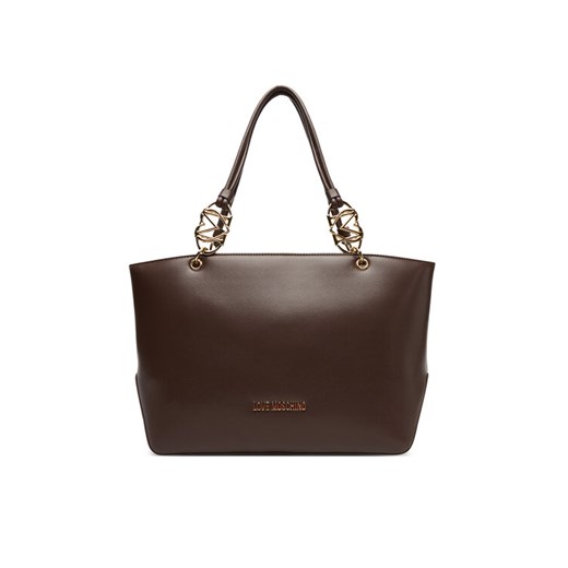 LOVE MOSCHINO Torebka JC4074PP1NLF0301 Brązowy ze sklepu MODIVO w kategorii Torby Shopper bag - zdjęcie 184869632
