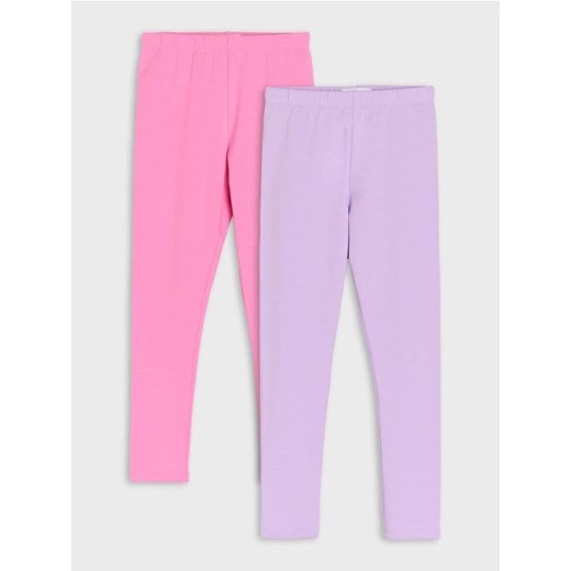 Sinsay - Legginsy 2 pack - wielobarwny ze sklepu Sinsay w kategorii Spodnie dziewczęce - zdjęcie 184871130