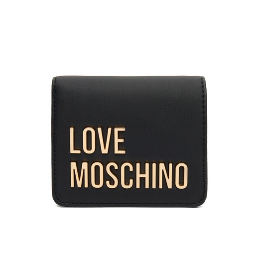 Mały Portfel Damski LOVE MOSCHINO JC5612PP1NKD0000 Czarny ze sklepu eobuwie.pl w kategorii Portfele damskie - zdjęcie 184871214