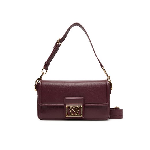 Torebka LOVE MOSCHINO JC4086PP1NLI0552 Bordowy ze sklepu eobuwie.pl w kategorii Listonoszki - zdjęcie 184871244