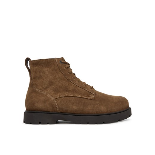 Trapery Birkenstock Highwood Lace Mid M 1030965 Brązowy ze sklepu eobuwie.pl w kategorii Buty zimowe męskie - zdjęcie 184871270