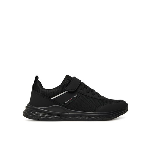 Sneakersy Tommy Hilfiger T3X9-34115-1845 D Czarny ze sklepu eobuwie.pl w kategorii Buty sportowe dziecięce - zdjęcie 184871290