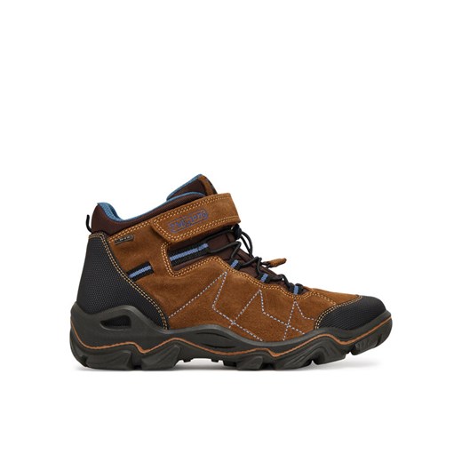 Trzewiki Primigi Path Gtx GORE-TEX 8892566 D Brązowy ze sklepu eobuwie.pl w kategorii Buty trekkingowe dziecięce - zdjęcie 184871312