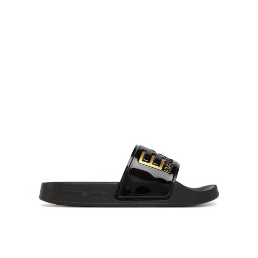 Klapki EA7 Emporio Armani 7Y000037 AF15118 PC001 Czarny ze sklepu eobuwie.pl w kategorii Klapki dziecięce - zdjęcie 184871372
