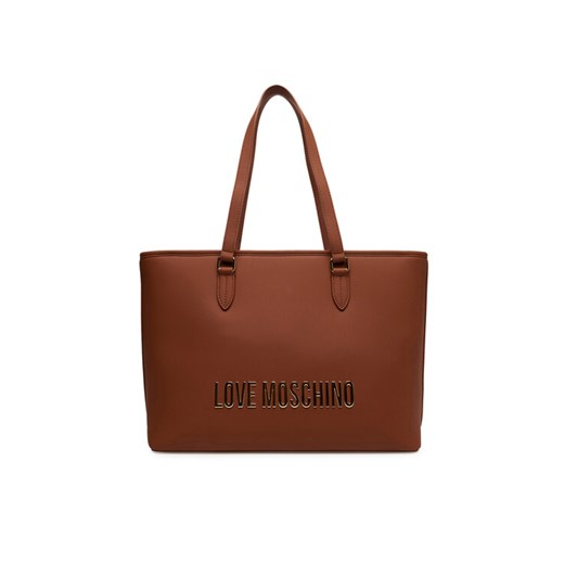 Torebka LOVE MOSCHINO JC4190PP1NKD0312 Brązowy ze sklepu eobuwie.pl w kategorii Torby Shopper bag - zdjęcie 184871453