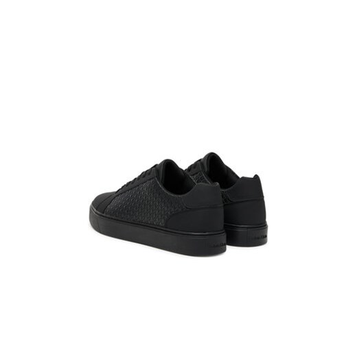 Sneakersy Calvin Klein Classic Cupsole Laceup Aop YM0YM01431 Czarny Calvin Klein 40 eobuwie.pl