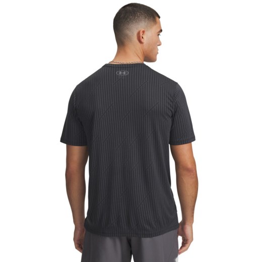 Męska koszulka treningowa Under Armour UA Tech Vent Jacquard - czarna ze sklepu Sportstylestory.com w kategorii T-shirty męskie - zdjęcie 184873352
