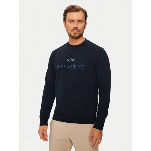 Paul&Shark Bluza 14311817 Granatowy Regular Fit ze sklepu MODIVO w kategorii Bluzy męskie - zdjęcie 184874723