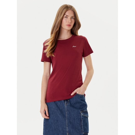 BOSS T-Shirt C_Esogo_Hw 50554015 Czerwony Regular Fit ze sklepu MODIVO w kategorii Bluzki damskie - zdjęcie 184875143