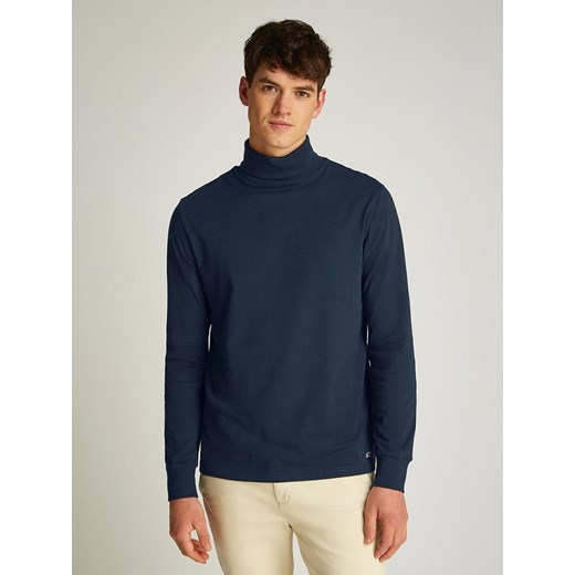 TOMMY JEANS Koszulka w kolorze granatowym ze sklepu Limango Polska w kategorii Koszule męskie - zdjęcie 184877601