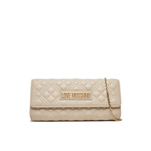 LOVE MOSCHINO Torebka JC4294PP0ILA0110 Beżowy ze sklepu MODIVO w kategorii Kopertówki - zdjęcie 184877721
