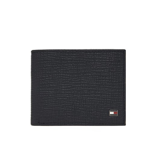 Duży Portfel Męski Tommy Hilfiger Th Flag Mini Cc Wallet AM0AM13708 Granatowy ze sklepu eobuwie.pl w kategorii Portfele męskie - zdjęcie 184878222
