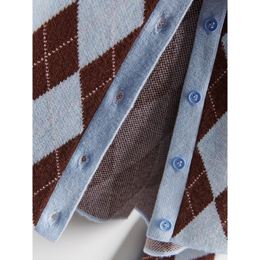 Reserved - Wzorzysty kardigan - wielobarwny Reserved M Reserved