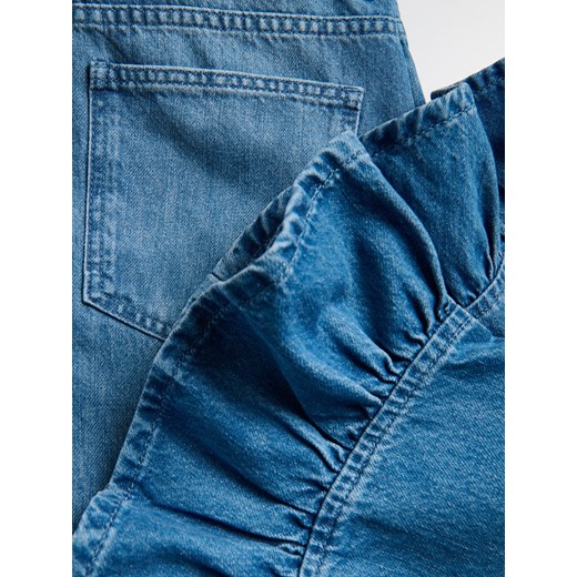 Reserved - Jeansy z falbankami - niebieski Reserved 36 Reserved