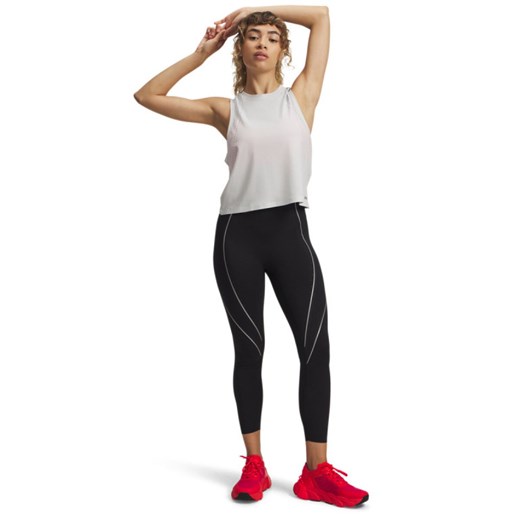 Damskie leginsy treningowe Under Armour UA Halo Bonded Ankle  - czarne ze sklepu Sportstylestory.com w kategorii Spodnie damskie - zdjęcie 184879522