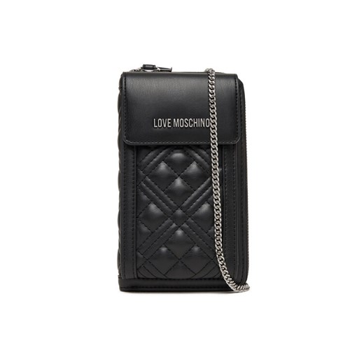 LOVE MOSCHINO Torebka na telefon JC5682PP1NLA000B Czarny ze sklepu MODIVO w kategorii Etui - zdjęcie 184879624