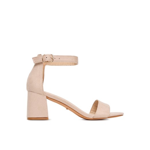 DeeZee Sandały 5250-1 Beżowy ze sklepu MODIVO w kategorii Sandały damskie - zdjęcie 184879651