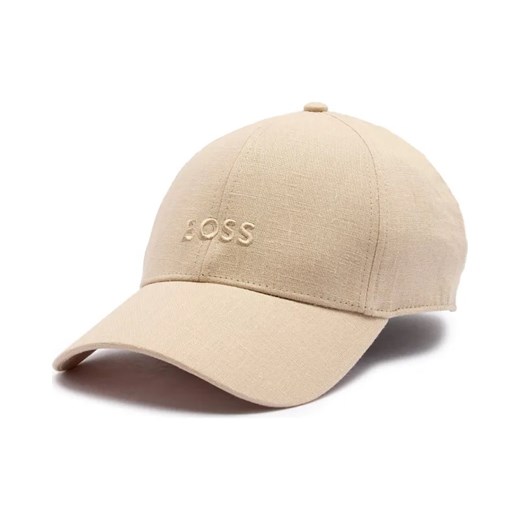 BOSS BLACK Lniana bejsbolówka Zed-LN ze sklepu Gomez Fashion Store w kategorii Czapki z daszkiem męskie - zdjęcie 184882170