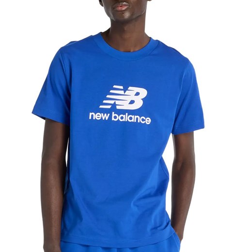 Koszulka męska New Balance MT41502BUM - niebieska ze sklepu streetstyle24.pl w kategorii T-shirty męskie - zdjęcie 184882681