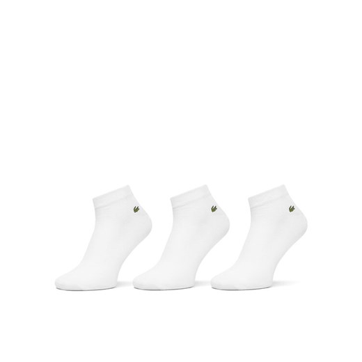 Zestaw 3 par niskich skarpet unisex Lacoste RA2917 Biały ze sklepu eobuwie.pl w kategorii Skarpetki damskie - zdjęcie 184882692