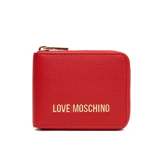 Mały Portfel Damski LOVE MOSCHINO JC5639PP1NLD0500 Czerwony ze sklepu eobuwie.pl w kategorii Portfele damskie - zdjęcie 184882721