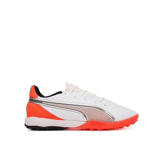 Buty do piłki nożnej Puma King Match Tt 108835 01 Biały ze sklepu eobuwie.pl w kategorii Buty sportowe męskie - zdjęcie 184882722