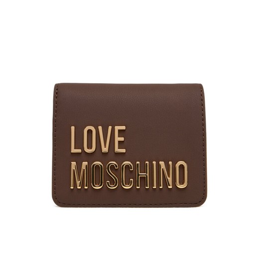 Mały Portfel Damski LOVE MOSCHINO JC5612PP1NKD0301 Brązowy ze sklepu eobuwie.pl w kategorii Portfele damskie - zdjęcie 184882730