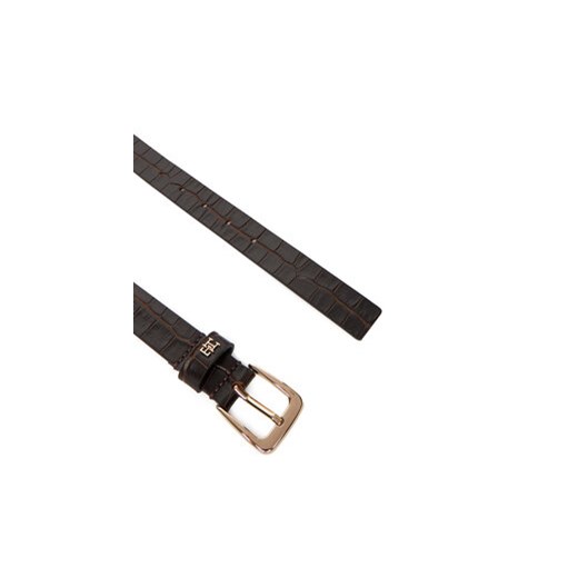 Pasek Damski Tommy Hilfiger Th Libre 2.5 Croc AW0AW17975 Brązowy Tommy Hilfiger 70 eobuwie.pl