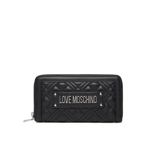 Duży Portfel Damski LOVE MOSCHINO JC5600PP1NLA000B Czarny ze sklepu eobuwie.pl w kategorii Portfele damskie - zdjęcie 184883684