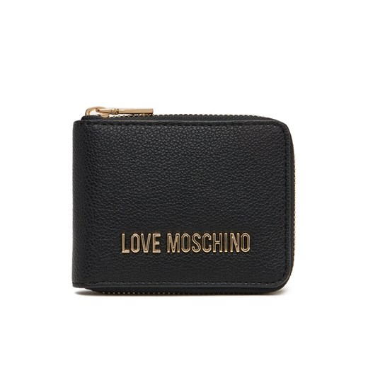 LOVE MOSCHINO Mały Portfel Damski JC5639PP1NLD0000 Czarny ze sklepu MODIVO w kategorii Portfele damskie - zdjęcie 184884363