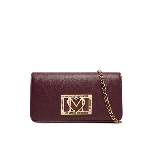LOVE MOSCHINO Torebka JC5602PP1NLI0552 Bordowy ze sklepu MODIVO w kategorii Kopertówki - zdjęcie 184884464