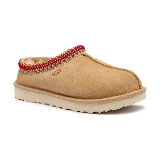 UGG Skórzane mule W TASMAN II | z dodatkiem wełny ze sklepu Gomez Fashion Store w kategorii Kapcie damskie - zdjęcie 184885301