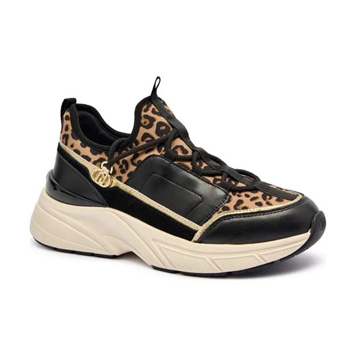 Liu Jo Sneakersy LJ01 02 | z dodatkiem skóry ze sklepu Gomez Fashion Store w kategorii Buty sportowe damskie - zdjęcie 184885302