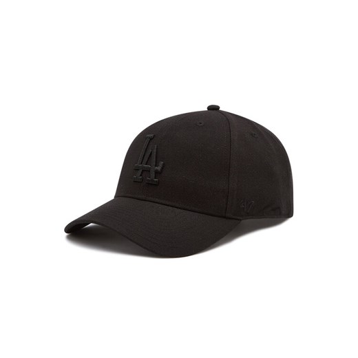 47 Brand Czapka z daszkiem Los Angeles Dodgers B-MVPSP12WBP-BKE Czarny ze sklepu MODIVO w kategorii Czapki z daszkiem damskie - zdjęcie 184886400