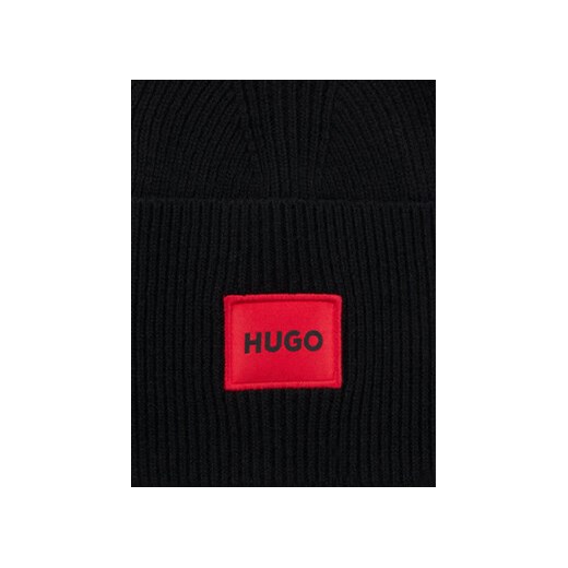 Czapka Hugo Xaff 50496011 Czarny OS eobuwie.pl
