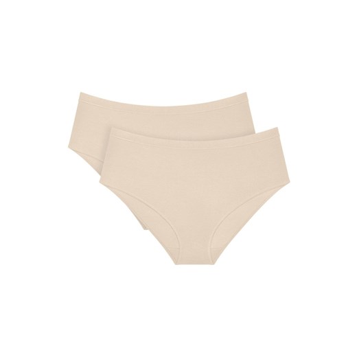 Triumph 2-pack figi damskie Sense of Modal Midi 10224762-6720, Kolor kremowy, Rozmiar L, Triumph ze sklepu Intymna w kategorii Majtki damskie - zdjęcie 184887113