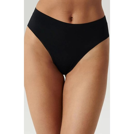 Bezszwowe figi damskie brazyliany czarne LS-002, Kolor czarny, Rozmiar S, ATLANTIC ze sklepu Primodo w kategorii Majtki damskie - zdjęcie 184887122