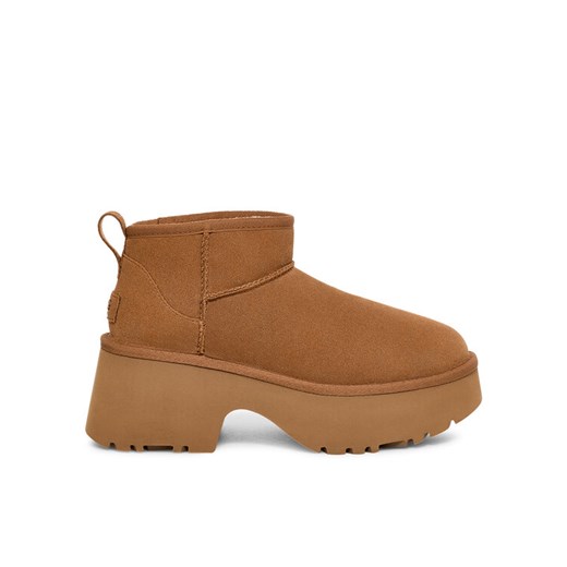 Ugg Śniegowce W Classic Ultra Mini Heights 1158311 Brązowy ze sklepu MODIVO w kategorii Śniegowce damskie - zdjęcie 184888590