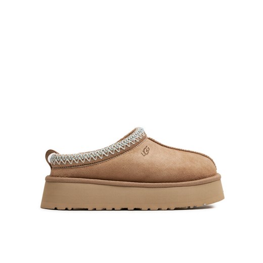 Ugg Kapcie W Tazz 1122553 Beżowy ze sklepu MODIVO w kategorii Kapcie damskie - zdjęcie 184888591