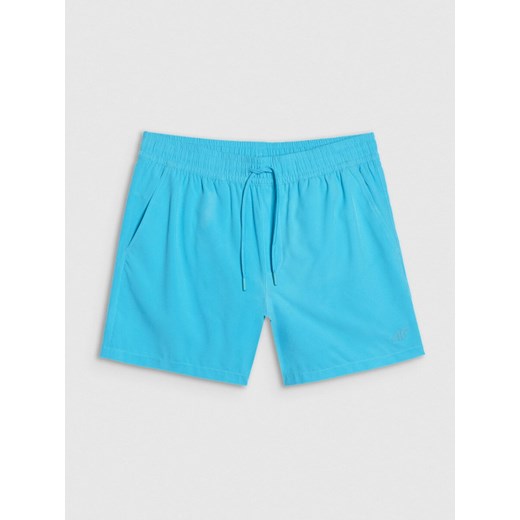 Męskie spodenki plażowe 4F 4FWSS25UBDSM134 - turkusowe XL wyprzedaż Sportstylestory.com