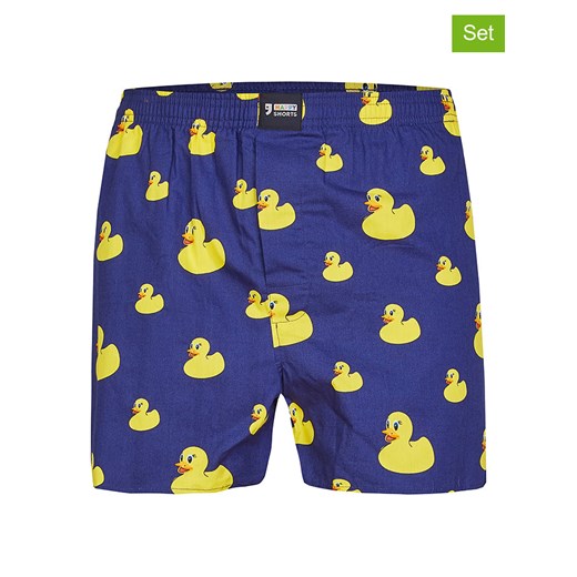 Happy Shorts Bokserki (3 pary) w kolorze granatowo-czarnym ze sklepu Limango Polska w kategorii Majtki męskie - zdjęcie 184888802