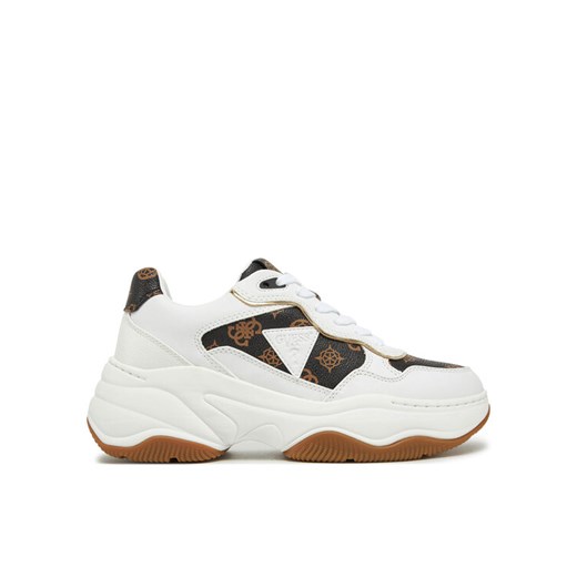 Guess Sneakersy FLPHAP FAL12 Biały ze sklepu MODIVO w kategorii Buty sportowe damskie - zdjęcie 184888820