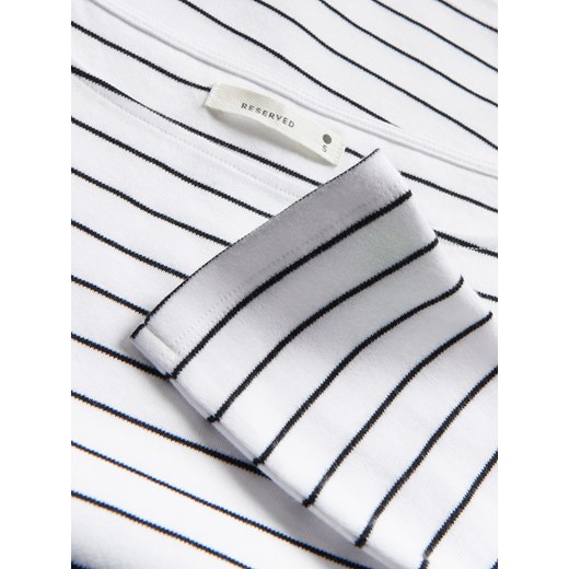 Reserved - Bawełniany longsleeve - wielobarwny Reserved XXL Reserved