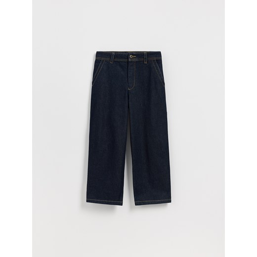 Reserved - Classic denim baggy - granatowy ze sklepu Reserved w kategorii Spodnie chłopięce - zdjęcie 184889304